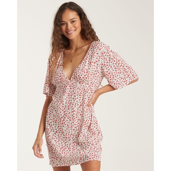Billabong Floral Mini Dress - Picture 4 of 10